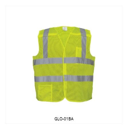 GLO-01BA – FrogWear HV – High-Visibility Polyester Breakaway Safety Vest