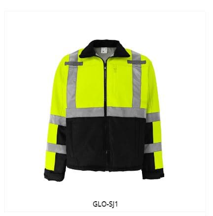 GLO-SJ1 – FrogWear HV – Premium High-Visibility Fleece Lined Softshell Jacket
