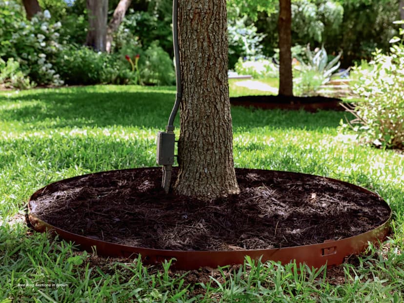 ARBOREdge 2’ diameter, 1-piece steel tree ring